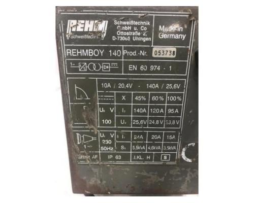 REHM Rehmboy 140 WIG Inverter Schweißgerät - Bild 6