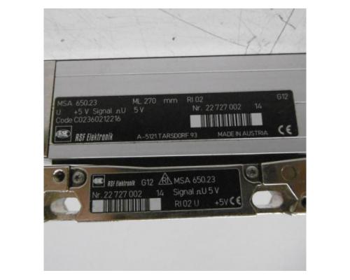 RSF Elektronik MSA 650.23 / 270 Glasmaßstab, inkrementales Längenmesssystem, Linea - Bild 4