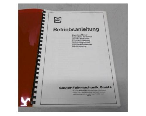 SAUTER KM61 Bedienungsanleitung, Betreibsanleitung, Handbuch, - Bild 2