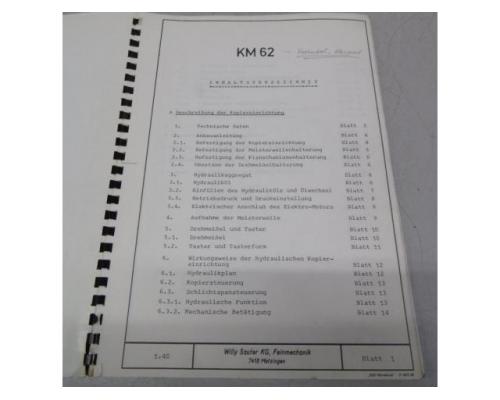 SAUTER KM62 Bedienungsanleitung, Betreibsanleitung, Handbuch, - Bild 2