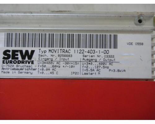 SEW Movitrac 1122-403-1-00 FU- Frequenzumrichter Antriebsumrichter - Bild 3