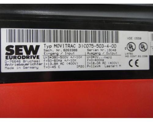SEW Movitrac 31C075-503-4-00 FU- Frequenzumrichter Antriebsumrichter