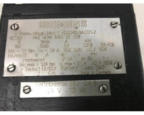 SIEMENS 1 HU5040-0AC01-Z Permanentmagnet Gleichstrom- Servomotor - Bild 4
