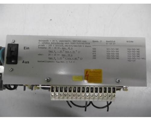 SIEMENS 6EV1360-6AK 3 Phasen Netzgerät mit Transformator und Plattengl - Bild 6