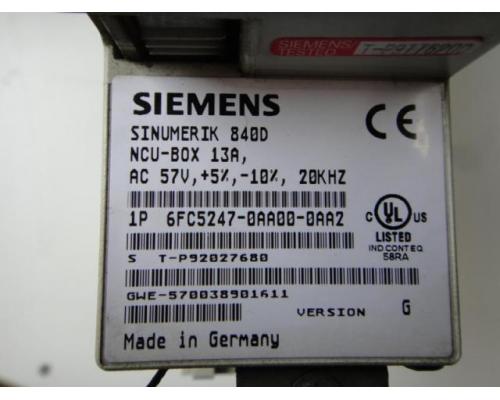 SIEMENS 6FC5247-0AA00-0AA2 mit 6FC5357-0BB34-0AE1 Sinumerik NCU Box mit Sinumerik 840D - Bild 2