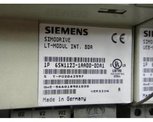 SIEMENS 6SN1123-1AA00-0DA1 + 6SN1118-0DM21-0AA0 Antriebsregler, Frequenzumrichter, Leistungsmodul