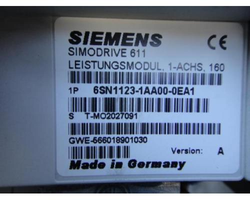 SIEMENS 6SN1123-1AA00-0EA1 + 6SN1118-0DM21-0AA0 Antriebsregler, Frequenzumrichter, Leistungsmodul