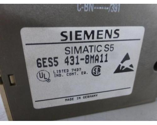 SIEMENS S5 Simatic S5 6ES5 431-8MA11 Eingangsbaustein für SPS Speicherprogramierbare St - Bild 4