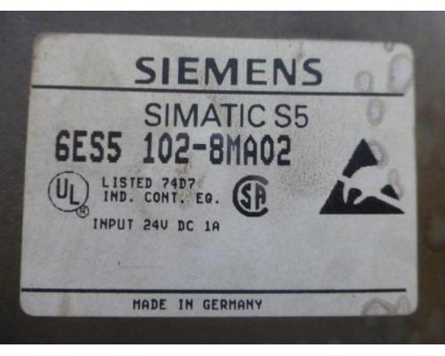 SIEMENS Simatic S5 6ES5 102-8MA02 Speicherprogramierbare Steuerung SPS S5 100U CPU 1 - Bild 3