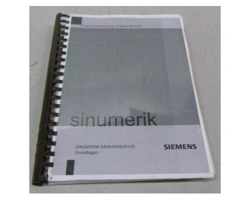 SIEMENS Sinumerik 840D / 840Di / 810D Handbuch, Programmieranleitung, Betriebsanleitung, - Bild 2