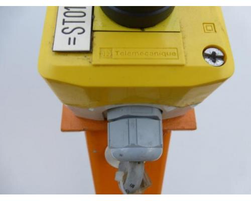 TELEMECANIQUE NOT- AUS- Schalter auf Metallstativ Stop Schalter, - Bild 5