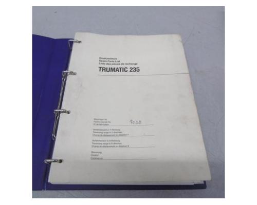 TRUMPF Trumatic 235 Handbuch, Handbuchsatz bestehend aus 3 Büchern: Er - Bild 4