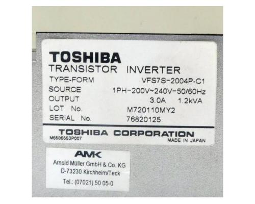Transistor Inverter VFS7S-2004P-C1 M720110MY2 - Bild 2