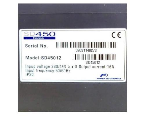 Laufwerk mit variabler Geschwindigkeit SD45012 090 - Bild 2