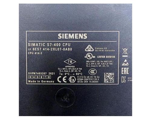 SIMATIC S7-400, CPU 414-2 6ES7 414-2XL07-0AB0 - Bild 2