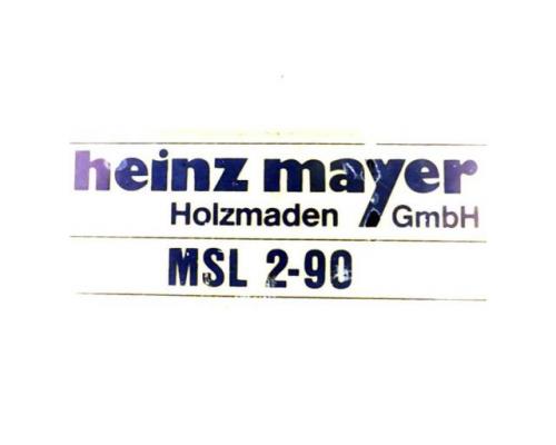Lineareinheit MSL 2-90 mit Stecker MSL 2-90 - Bild 2