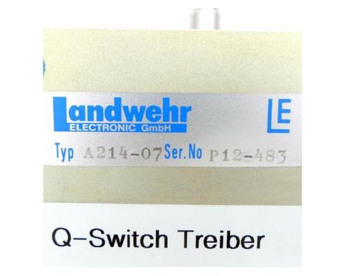 Q-switch Treiber A214-07 A214-07 - Bild 2