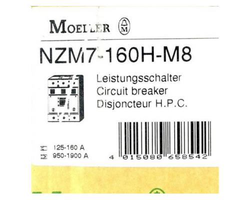 Leistungsschalter NZM7-160H-M8 NZM7-160H-M8 - Bild 2