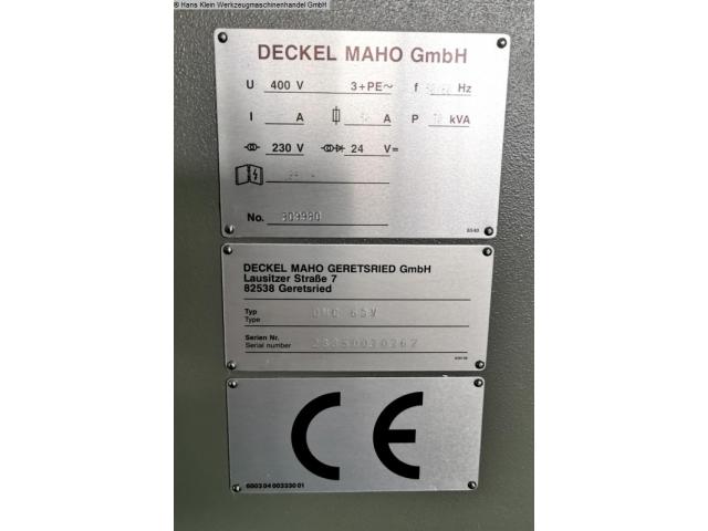 DECKEL-MAHO DMC 63 V Bearbeitungszentrum - Vertikal - 6