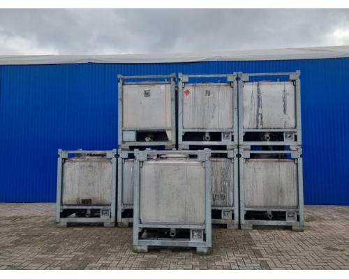 IBC/ Edelstahlbehälter / Transportcontainer 1000L - Bild 1