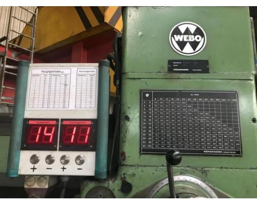 WEBO HRH 100 / 3000 Radialbohrmaschine mit Plattenfeld - Bild 3