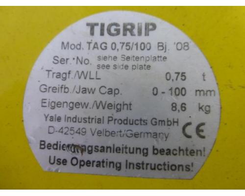 YALE / TIGRIP TAG 075/100 Blechgreifer - Blechklammer - Allzweckgreifer - Bild 6