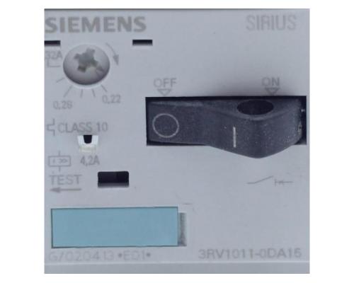Leistungsschalter 3RV1011-0DA15 - Bild 2