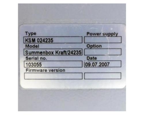 Verstärker Summenbox Kraft/24235 KSM 024235 - Bild 2