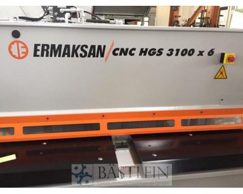 ERMAK CNC HGS 3100x6 Tafelschere - hydraulisch - Bild 5