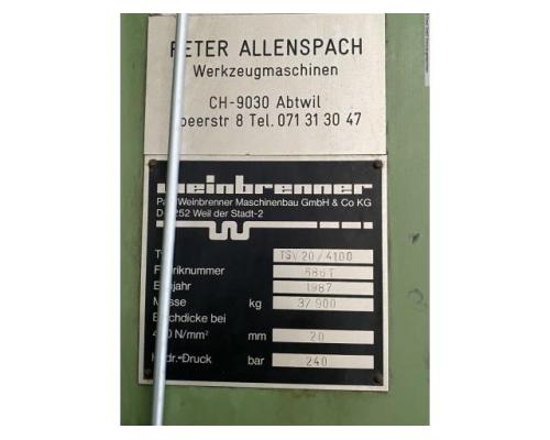 WEINBRENNER TSV 20/4100 Tafelschere - hydraulisch - Bild 5