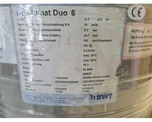 Enthärtungsanlage Trinkwasserenthärter Rondomat BWT Soft-Control2 - Bild 3