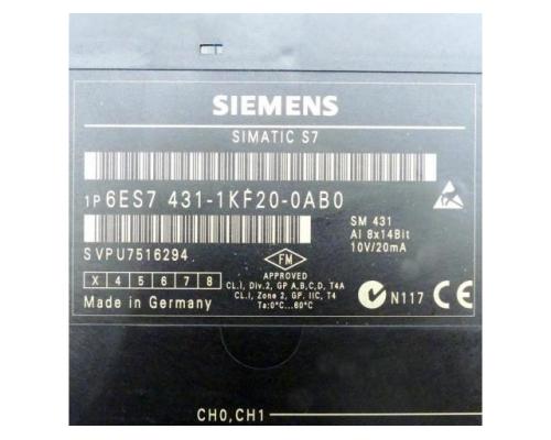 Siemens SIMATIC S7-400 Analogeingabe SM 431 6ES7 431-1KF20 - Bild 2