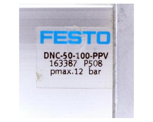 FESTO PNeu (Neu)matikzylinder DNC-50-100-PPV 163387 - Bild 2