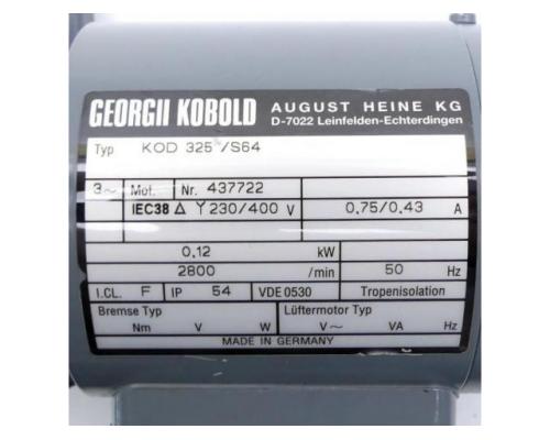 Georgii Kobold Getriebemotor 437722 KOD 325 /S64 - Bild 2