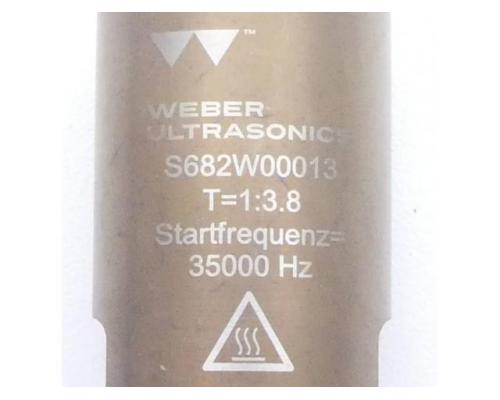 Weber Ultrasonics Sonotrode T=1:3.8 S682W00013 - Bild 2