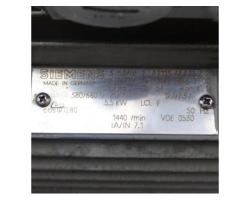 Siemens Drehstrommotor 1 LA113-4AA71-Z 1 LA9113-4AA71-Z - Bild 2