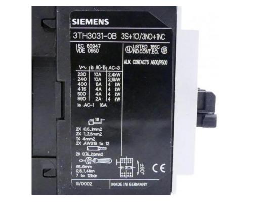 Siemens Schütz 3TH3031-0BB4 - Bild 2