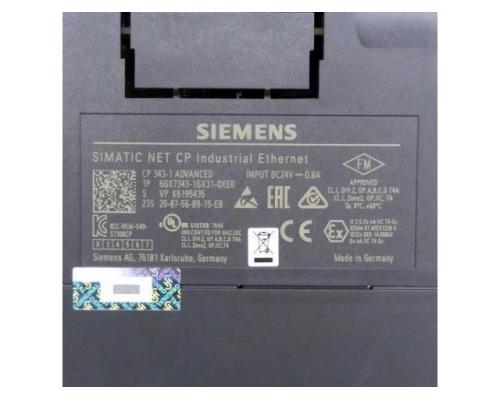 Siemens Kommunikationsprozessor SIMATIC NET 6GK7343-1GX31- - Bild 2