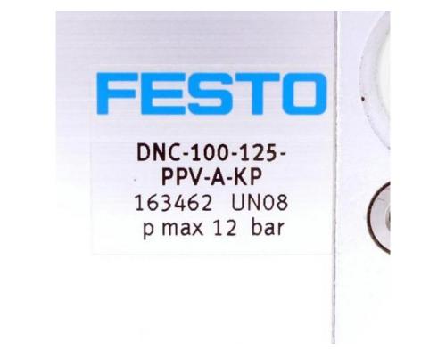 FESTO PNeu (Neu)matikzylinder DNC-100-125-PPV-A-KP 163462 - Bild 2