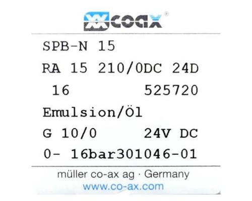 Coax Druckregelventil SPB-N 15 525720 - Bild 2