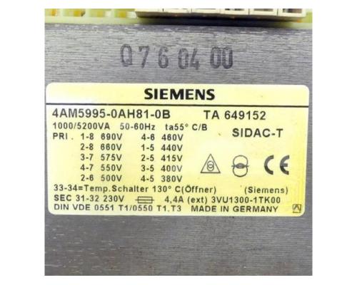 Siemens Transformator 4AM5995-0AH81-0B - Bild 2