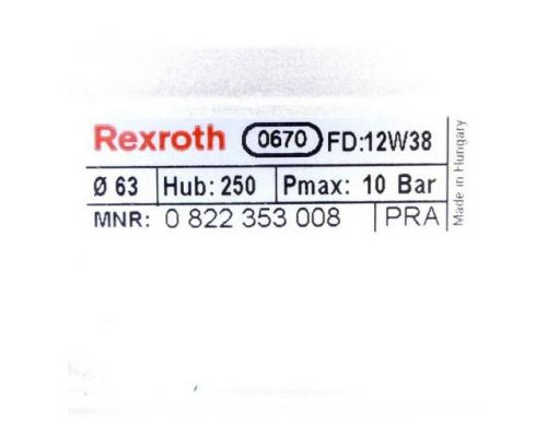 Rexroth PNeu (Neu)matikzylinder 0 822 353 008 0 822 353 008 - Bild 2