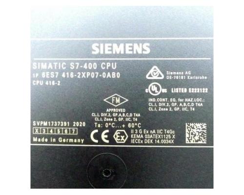 Siemens SIMATIC S7-400, Zentralbaugruppe CPU 416-2 6ES7416 - Bild 2