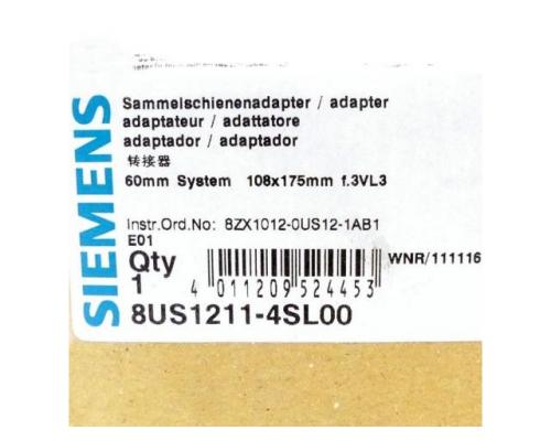 Siemens Sammelschienenadapter 60mm 8US1211-4SL00 - Bild 2