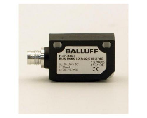 BALLUFF Ultraschall-Sensor BUS004J BUS R06K1-XB-02/015-S75 - Bild 2