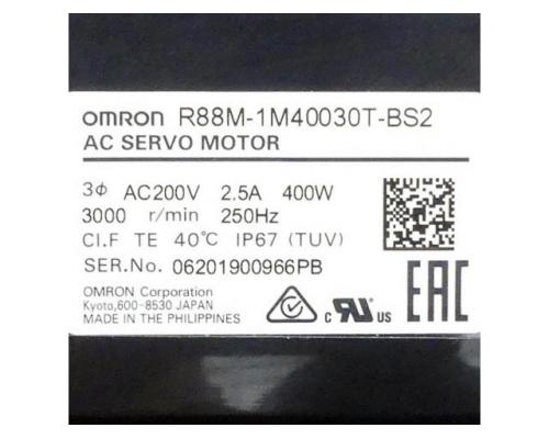 Omron Servomotor R88M-1M40030T-BS2 R88M-1M40030T-BS2 - Bild 2