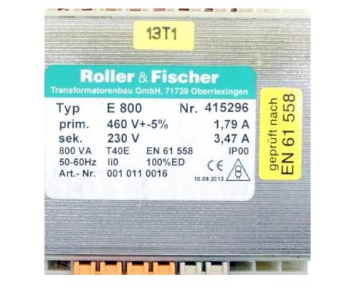 Roller+Fischer Transformator E800 0010110016 - Bild 2