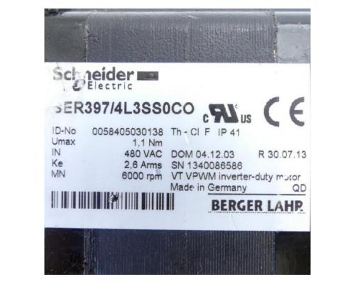 Schneider Electric Servomotor SER397/4L3SS0CO 0058405030138 - Bild 2
