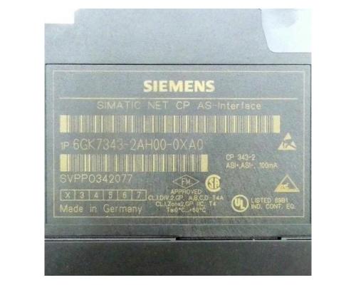 Siemens SIMATIC NET Kommunikationsprozessor CP 343-2 6GK73 - Bild 2