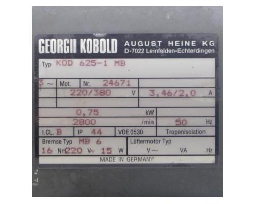 Georgii Kobold Drehstrommotor KOD 625-1 MB 24671 - Bild 2
